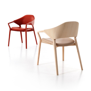 Chai-0007, Super fashion personality chair, Solid ash wood frame & high-density sponge